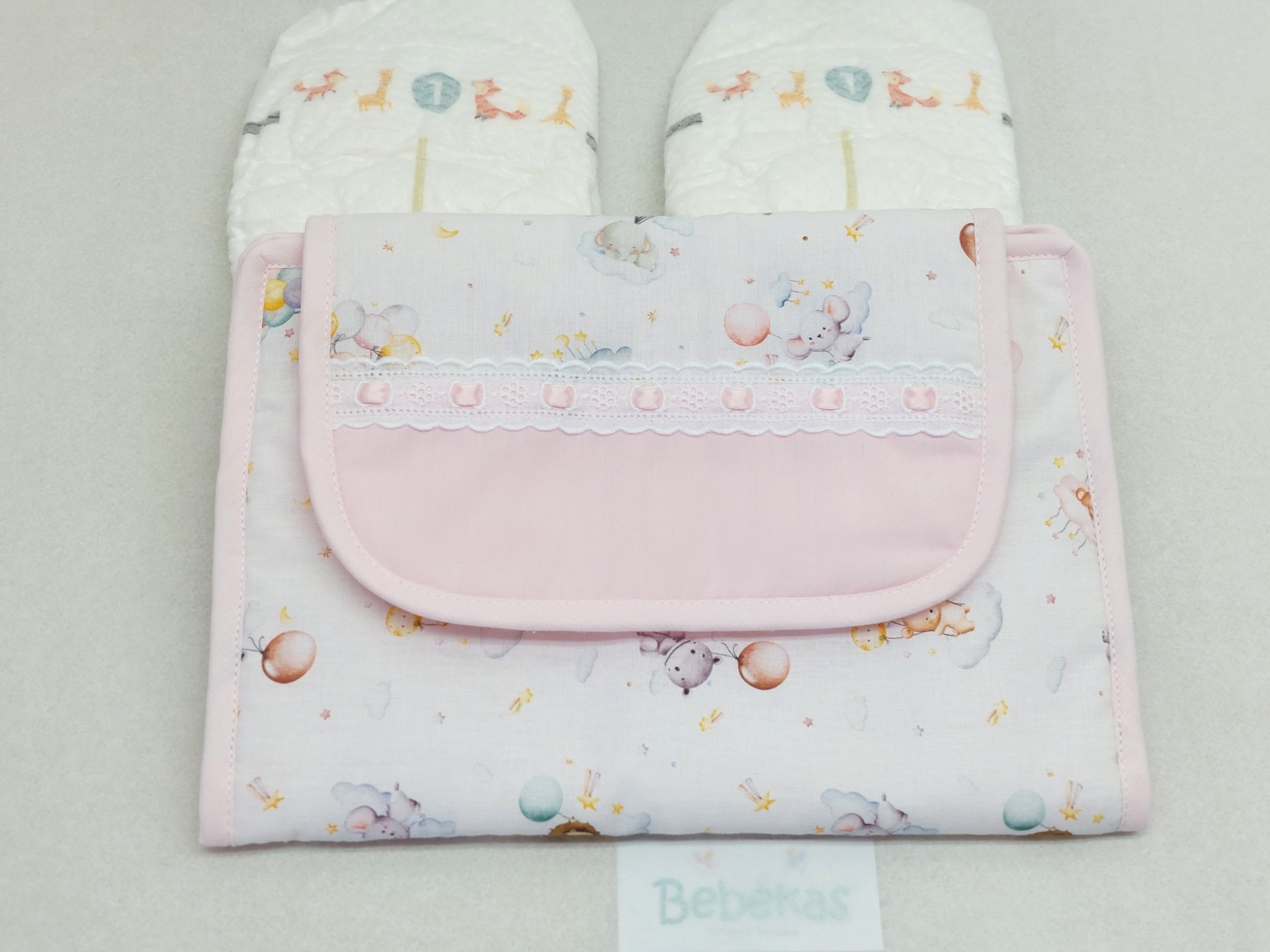 Caju bolsa fraldas toalhitas 